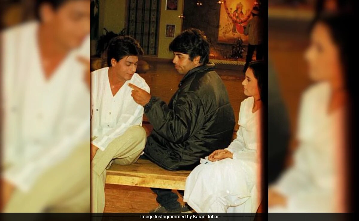 <i>Kuch Kuch Hota Hai</i> At 26: Karan Johar Shares BTS Video: "Of Cool Neck Chains, Neon Shirts..."