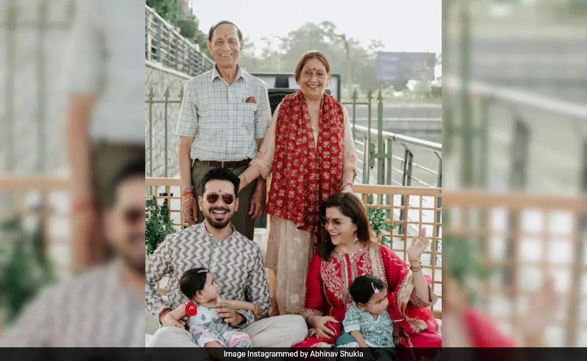 Inside Rubina Dilaik And Abhinav Shukla's Daughters' <i>Mundan</i> Ceremony