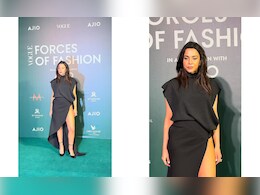 Tania Shroff's Chic Thigh-High Slit Black Dress Is Nothing Like The One In Your Wardrobe Tania Shroff's Chic Thigh-High Slit Black Dress Is Nothing Like The One In Your Wardrobe