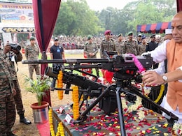शस्त्र पूजा स्पष्ट संकेत है कि जरूरत पड़ने पर पूरी ताकत से हथियारों का इस्तेमाल किया जाएगा: राजनाथ सिंह शस्त्र पूजा स्पष्ट संकेत है कि जरूरत पड़ने पर पूरी ताकत से हथियारों का इस्तेमाल किया जाएगा: राजनाथ सिंह