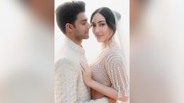 Zaeden Marries Longtime Girlfriend Nina Shah. See Pics From Their Beachside Wedding