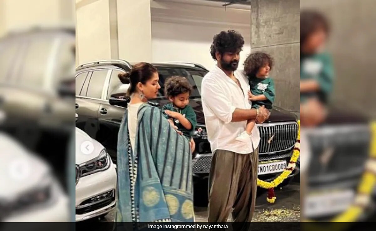 Dussehra 2024: Nayanthara And Vignesh Shivan's Famjam With Sons Uyir And Ulag