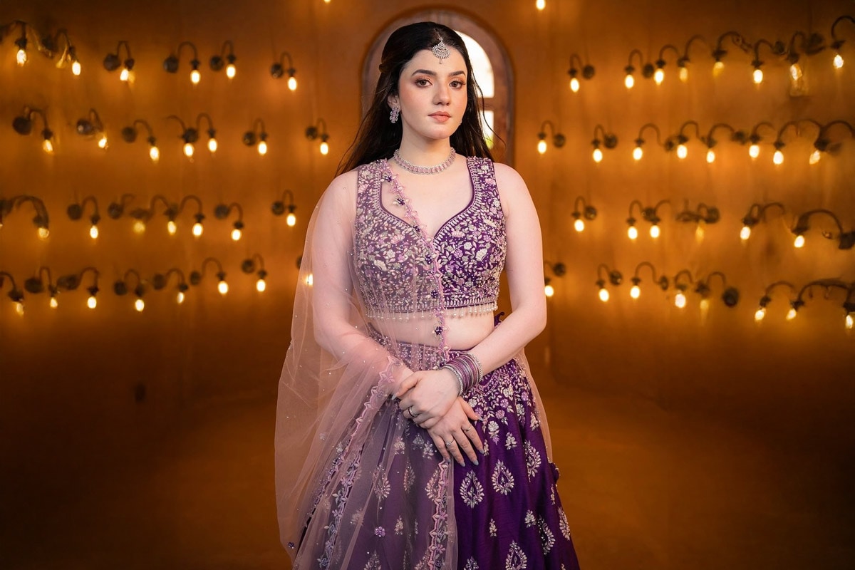 Aastha Shah's Purple Lehenga Is Unofficially The Best Lehenga Of The Season