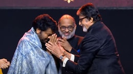 ANR National Awards 2024: Superstar Chiranjeevi Honoured With The Prestigious Award By Amitabh Bachchan