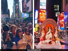 Videos Of First-Ever Durga Puja Celebrations At New York's Times Square Delight Internet Videos Of First-Ever Durga Puja Celebrations At New York's Times Square Delight Internet