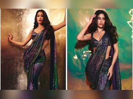 Janhvi Kapoor's Holographic Shimmery <i>Saree</i> Was All Things Festive For Manish Malhotra's Diwali Party Janhvi Kapoor's Holographic Shimmery <i>Saree</i> Was All Things Festive For Manish Malhotra's Diwali Party