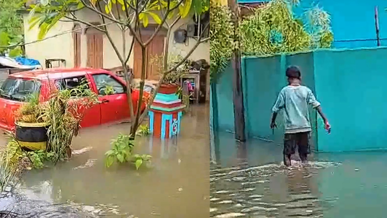 Cyclone Dana Causes Waterlogging in Parts Of Odisha