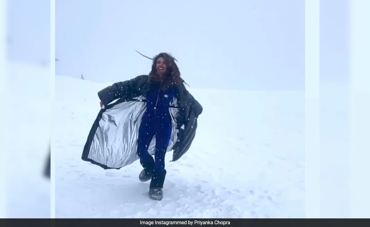 Watch: Priyanka Chopra Makes Her "Bollywood Dreams Come True" In The Alps
