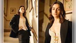 Alia Bhatt Served Up Business Chic With An Extra Edge In A Corset For <i>Jigra</i> Promotions
