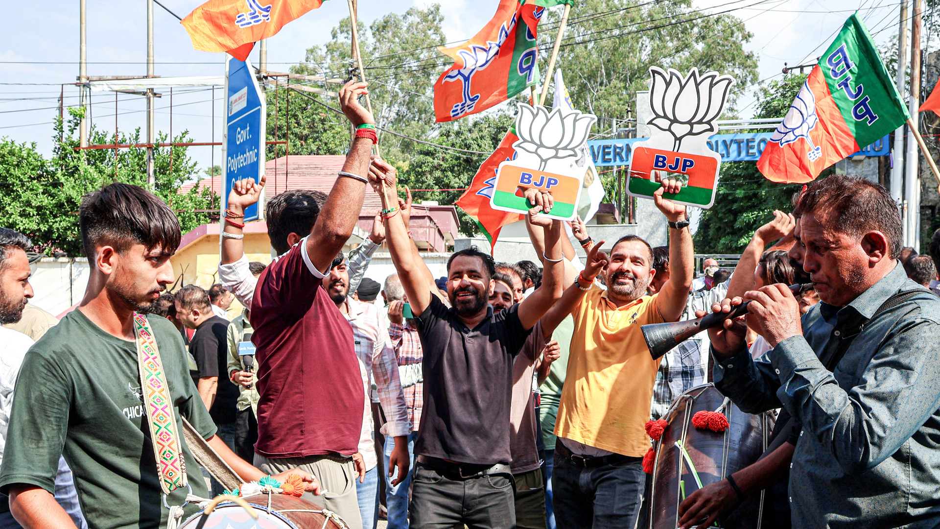 BJP Set For Third Term In Haryana, J&K Picks National Conference-Congress