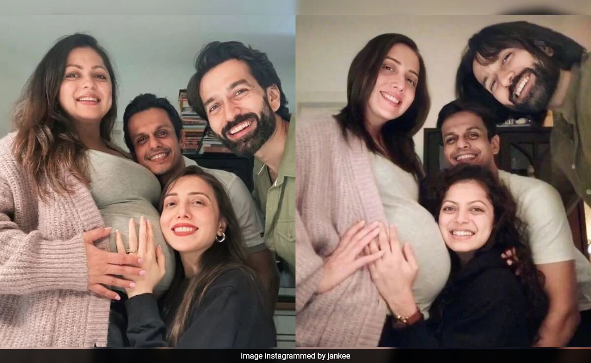 Parents-To-Be Drashti Dhami-Neeraj Khemka Recreate Nakuul Mehta-Jankee Parekh's Pregnancy Photoshoot. So Wholesome