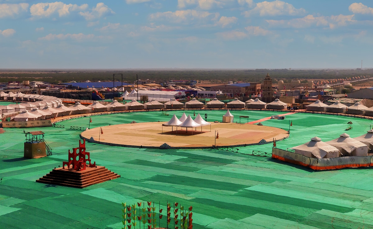 Rann Utsav tent city Rann Utsav tent city