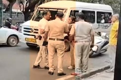 Woman Allegedly Assaults Cop In Bengaluru Woman Allegedly Assaults Cop In Bengaluru
