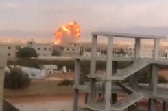 Israeli Airstrikes Hit The City Of Baalbek In Lebanon