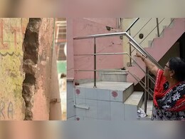 आगरा : मेट्रो के काम की वजह से सैकड़ों घरों में आई दरार; डर के साए में जी रहे लोग