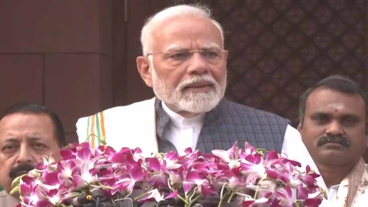 PM Modi Addressess Media Ahead Of Winter Session Of Parliament