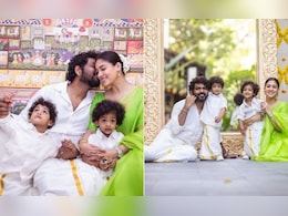 Nayanthara, Vignesh Shivan And Their Twins' Traditional Family Style Looked Ethereal As Ever