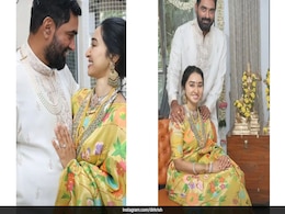 Director Krish Jagarlamudi And Dr. Priti Challa Tied The Knot In An Ivory <i>Sherwani</i> And Mustard <i>Pattu</i> Silk <i>Saree</i> Director Krish Jagarlamudi And Dr. Priti Challa Tied The Knot In An Ivory <i>Sherwani</i> And Mustard <i>Pattu</i> Silk <i>Saree</i>