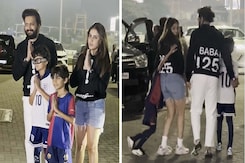 Riteish Deshmukh-Genelia D'Souza And Kids Greet Paps With Folded Hands Riteish Deshmukh-Genelia D'Souza And Kids Greet Paps With Folded Hands