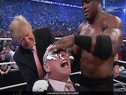 When Trump Shaved US Education Chief's Husband's Head In WWE Ring When Trump Shaved US Education Chief's Husband's Head In WWE Ring