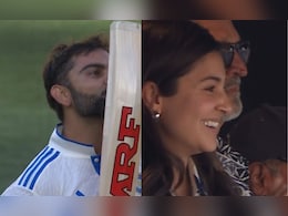 Virat Kohli Blows Kisses To Anushka Sharma After Hitting His 81st Century. The Internet: "Our Favourite Romance Genre"