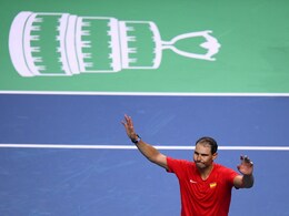 Retiring Rafael Nadal Loses In Spain's Davis Cup Quarter-finals Singles Opener