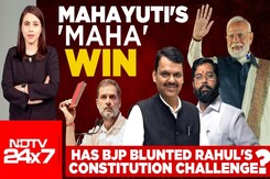 NDA's Maharashtra Win: Has BJP Blunted Rahul Gandhi's Constitution Challenge? NDA's Maharashtra Win: Has BJP Blunted Rahul Gandhi's Constitution Challenge?