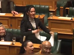 New Zealand MP Leads Traditional Dance, Rips Up Copy Of Bill In Parliament New Zealand MP Leads Traditional Dance, Rips Up Copy Of Bill In Parliament