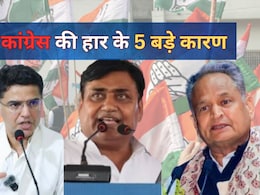 Rajasthan By-Election Result: कांग्रेस की हार के 5 बड़े कारण, क्या ओवरकॉन्फिडेंस ने डुबोई लुटिया Rajasthan By-Election Result: कांग्रेस की हार के 5 बड़े कारण, क्या ओवरकॉन्फिडेंस ने डुबोई लुटिया