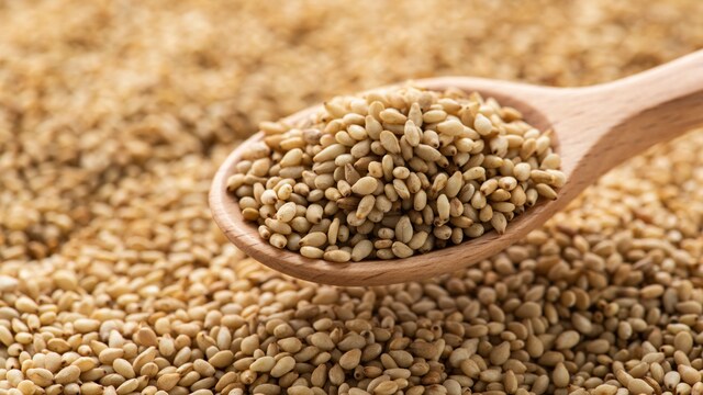 Sesame seeds contain a good amount of plant-based protein,