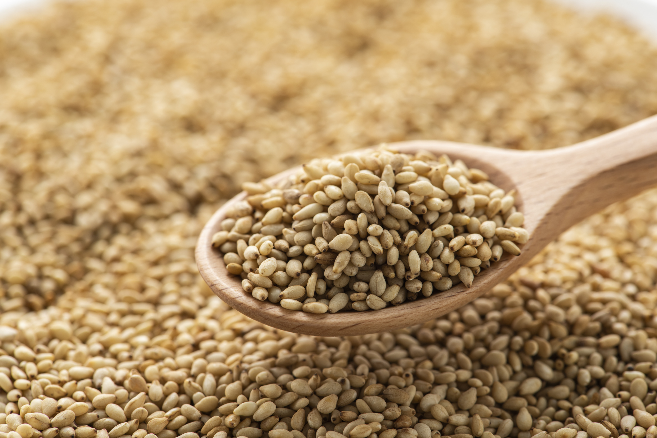 Sesame seeds contain a good amount of plant-based protein,