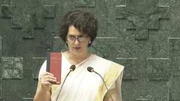 Priyanka Gandhi Vadra Takes Oath As MP Holding Copy Of Constitution