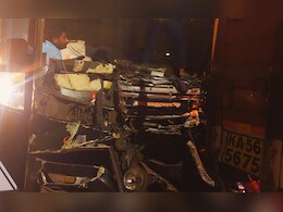 मुंबई-पुणे एक्स्प्रेस वेवर ट्रक आणि बसचा भीषण अपघात, 26 प्रवासी जखमी मुंबई-पुणे एक्स्प्रेस वेवर ट्रक आणि बसचा भीषण अपघात, 26 प्रवासी जखमी