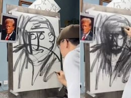 आर्टिस्ट ने इस तरह बनाई डोनाल्ड ट्रंप की तस्वीर, देख खुली की खुली रह गईं लोगों की आंखें, बोले- क्या कमाल की कारीगरी है आर्टिस्ट ने इस तरह बनाई डोनाल्ड ट्रंप की तस्वीर, देख खुली की खुली रह गईं लोगों की आंखें, बोले- क्या कमाल की कारीगरी है