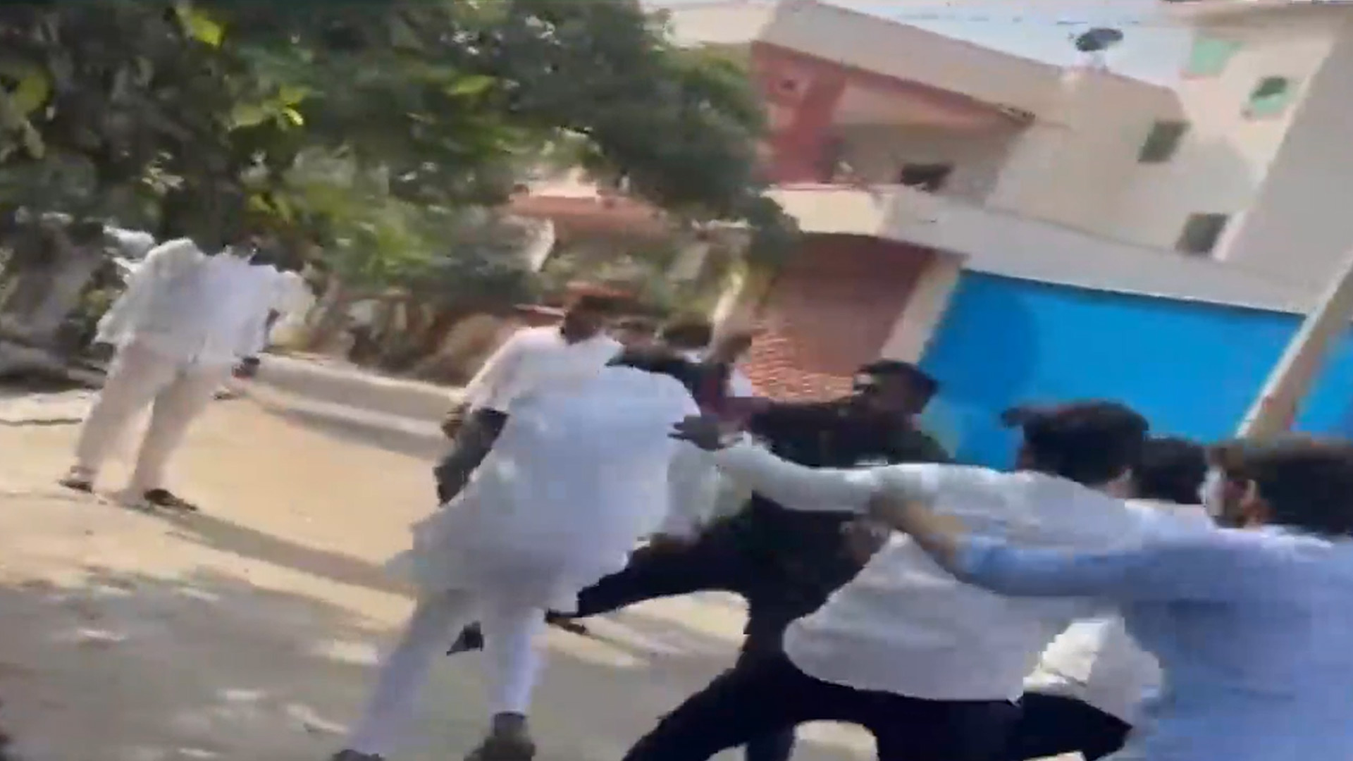 Ajit Pawar, Sharad Pawar Camp Supporters Clash