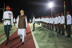 PM Modi Arrives In Guyana, First Indian Prime Minister To Visit In 56 Years PM Modi Arrives In Guyana, First Indian Prime Minister To Visit In 56 Years