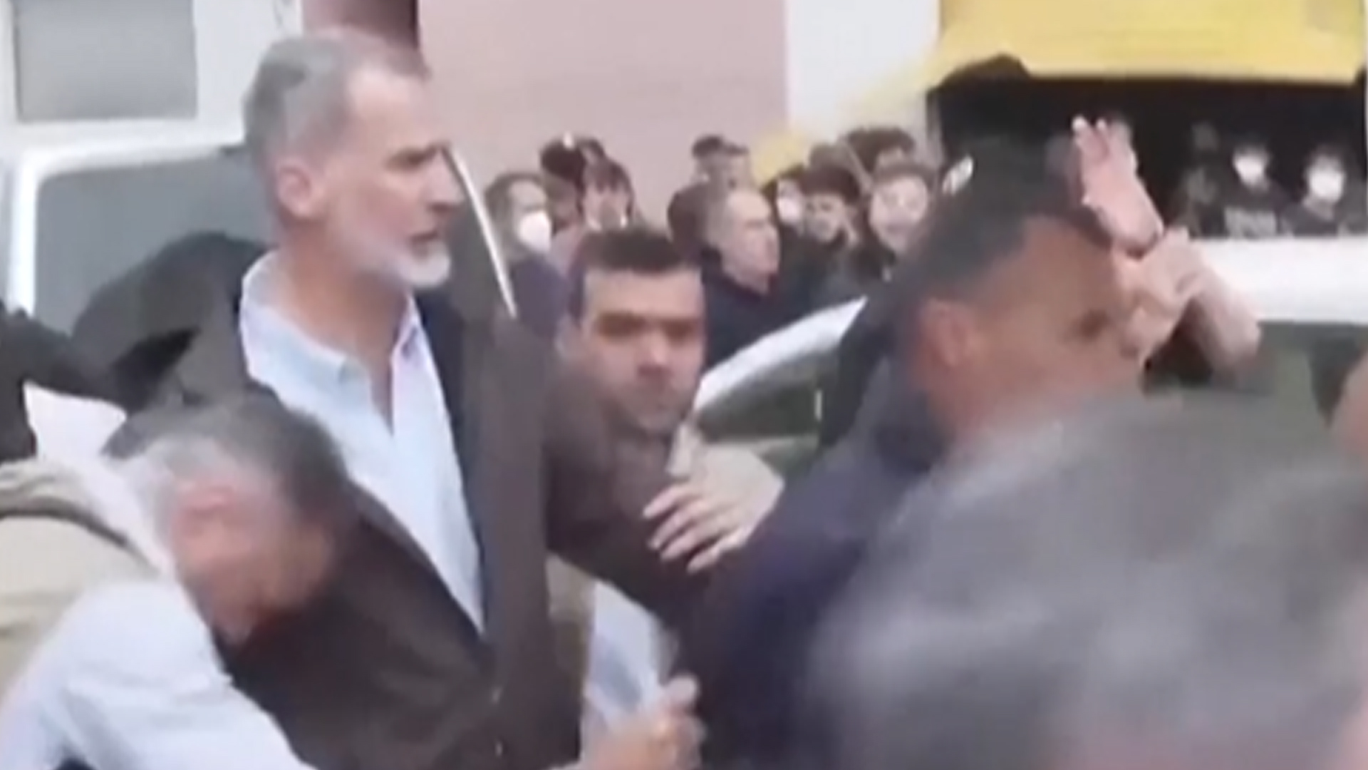 Angry Crowds Throw Mud And Shout Insults At Spanish King During Flood Damage Tour