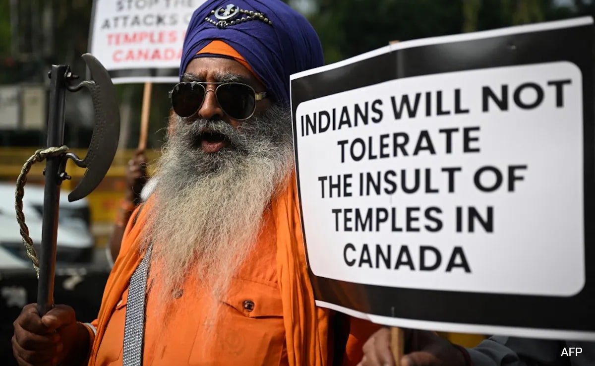 Hindu Temple Faces "Extremely High" Threat In 3rd Case In Canada This Month