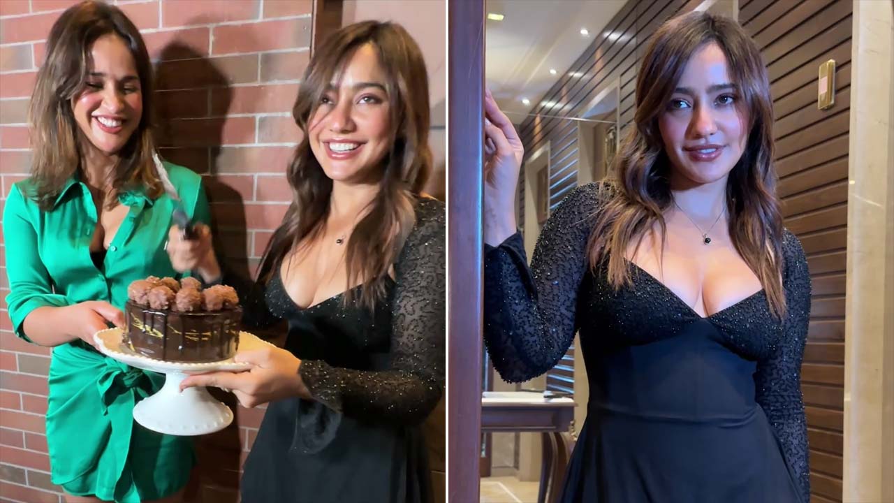 Neha Sharma Celebrates Birthday With Paps