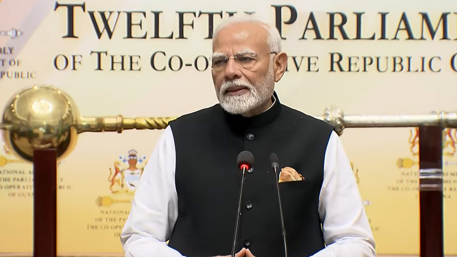 "Grateful For The Honour Guyana Has Given Me," Says PM Modi