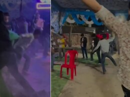 लड़कों ने शादी में किया ऐसा ‘टेंट फाड़ डांस’, लोगों की नहीं रुक रही हंसी, बोले- बाराती हैं या लंका में घुसी वानर सेना लड़कों ने शादी में किया ऐसा ‘टेंट फाड़ डांस’, लोगों की नहीं रुक रही हंसी, बोले- बाराती हैं या लंका में घुसी वानर सेना