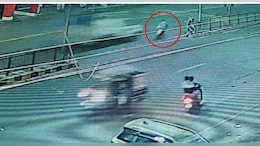 On Camera, Speeding Tempo Rams Bike, Drags It For 100 Metres In UP