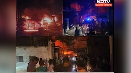 बुरहानपुर की टेक्सटाइल फैक्ट्री में लगी भीषण आग, लाखों का नुकसान, इस बात को लेकर लोगों में नाराजगी