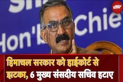 Sukhvinder Singh Sukhu सरकार को Himachal HC से झटका, 6 मुख्य संसदीय सचिव हटाए, नियुक्ति को बताया असंवैधानिक Sukhvinder Singh Sukhu सरकार को Himachal HC से झटका, 6 मुख्य संसदीय सचिव हटाए, नियुक्ति को बताया असंवैधानिक