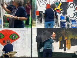 Bhopal Gas Tragedy की 40वीं बरसी से पहले कलाकारों ने दी अनोखे अंदाज में श्रद्धांजलि, फैक्ट्री की दीवार पर बिखेरा अपना हुनर