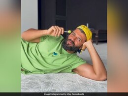 Vijay Deverakonda Didn't Fall Down Stairs. He Is "Falling In Love With..."