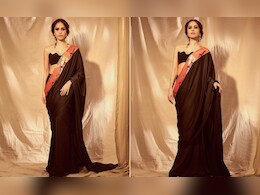 Nushrratt Bharuccha Looked Like An "Eco-Friendly <i>Patakha</i>" In A Beautiful Black <i>Saree</i> Nushrratt Bharuccha Looked Like An "Eco-Friendly <i>Patakha</i>" In A Beautiful Black <i>Saree</i>