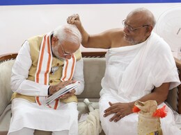 PM मोदी ने जैनाचार्य रत्नसुंदरसूरीश्वरजी महाराज का लिया आशीर्वाद, समाज में उनके योगदान को सराहा