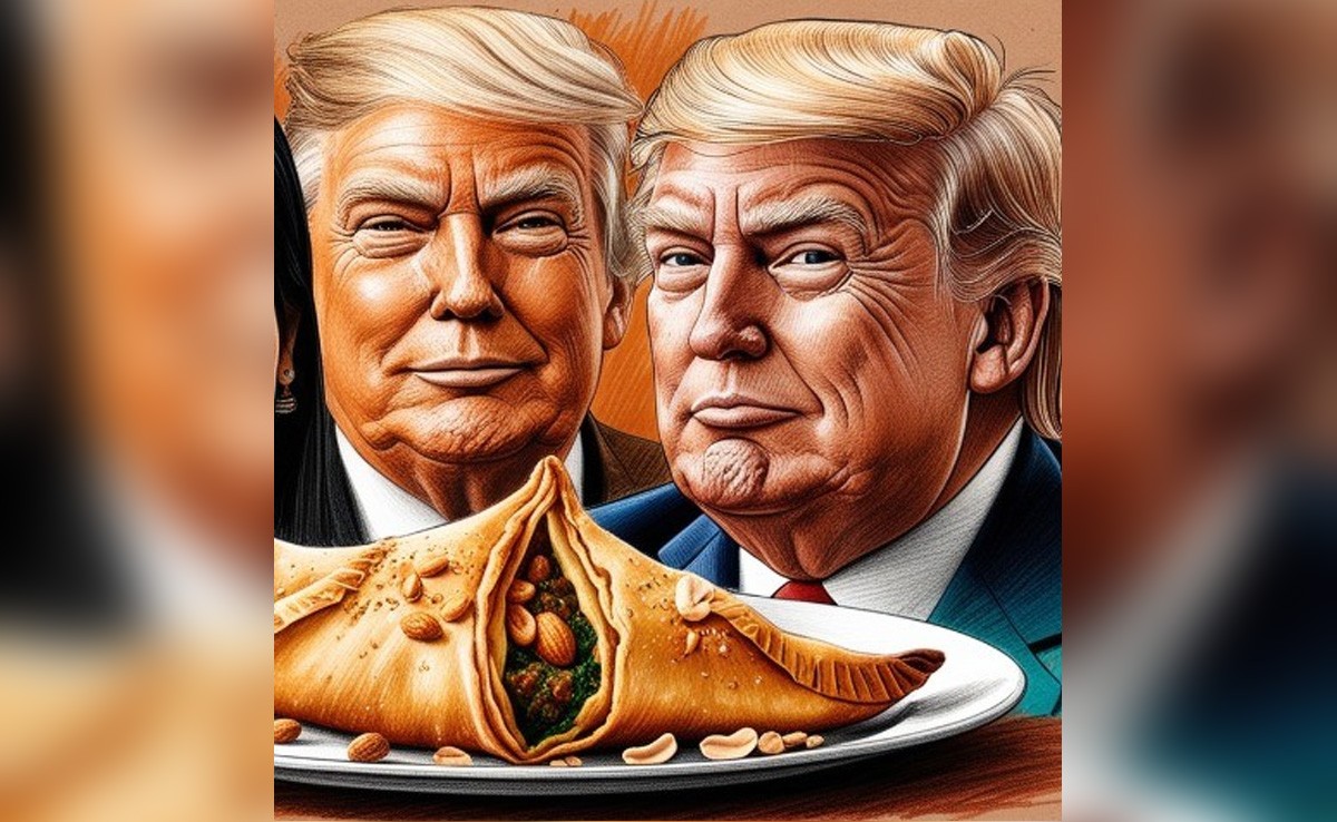 अमेरिका चुनाव मे कहां से आ गया 'समोसा', हर कोई क्यों खाना चाहता है?