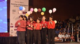 जयपुर में सड़क सुरक्षा पर अनूठा कार्यक्रम,  600 बच्चों ने सड़क हादसों में जान गंवा चुके लोगों को दी श्रद्धांजलि
